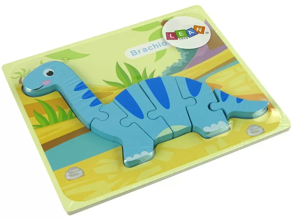 Medinė dėlionė „Dinozauras“