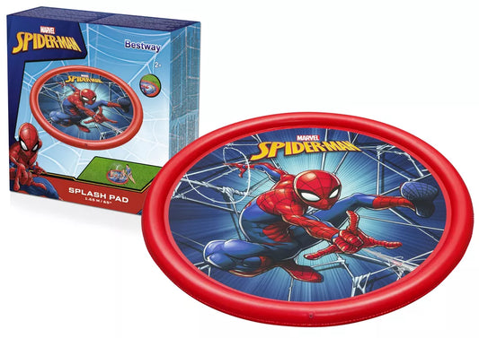 Pripučiama vandens žaidimų paklotė su fontanu Spider-Man