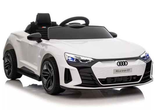 Vaikiškas elektromobilis Audi E‑Tron GT – balta, QLS‑6888