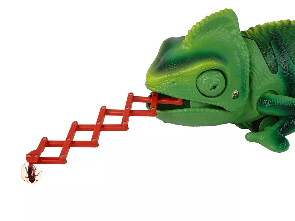 Nuotolinis chameleonas žalias 28cm