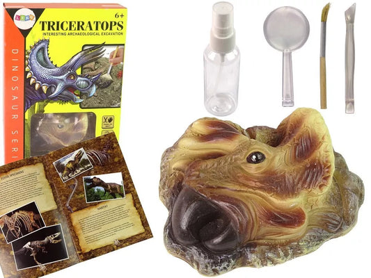 Dinozauro triceratopo kasinėjimo rinkinys