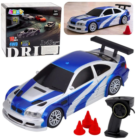 1:43 E46 4WD drift automobilis