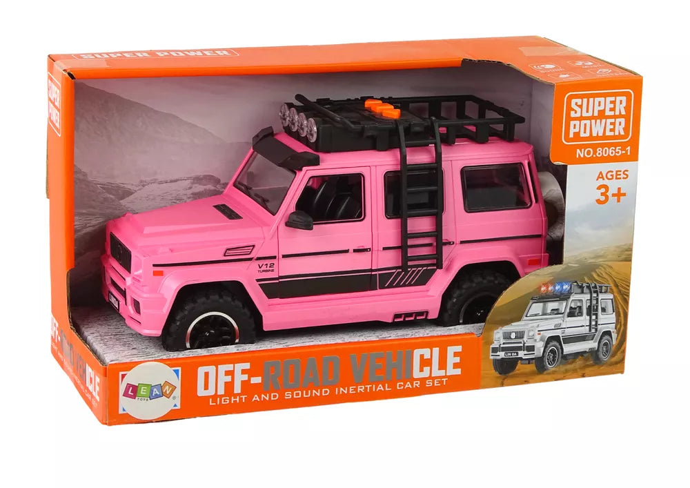 Off-Road V12 Turbine automobilis – rožinis