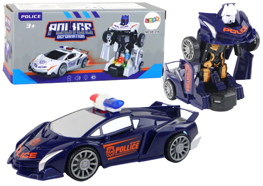 Policijos robotas automobilis 2in1