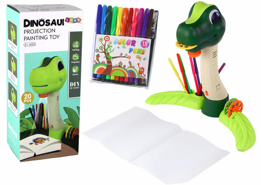 Dinozauras piešimo projektorius su garsais