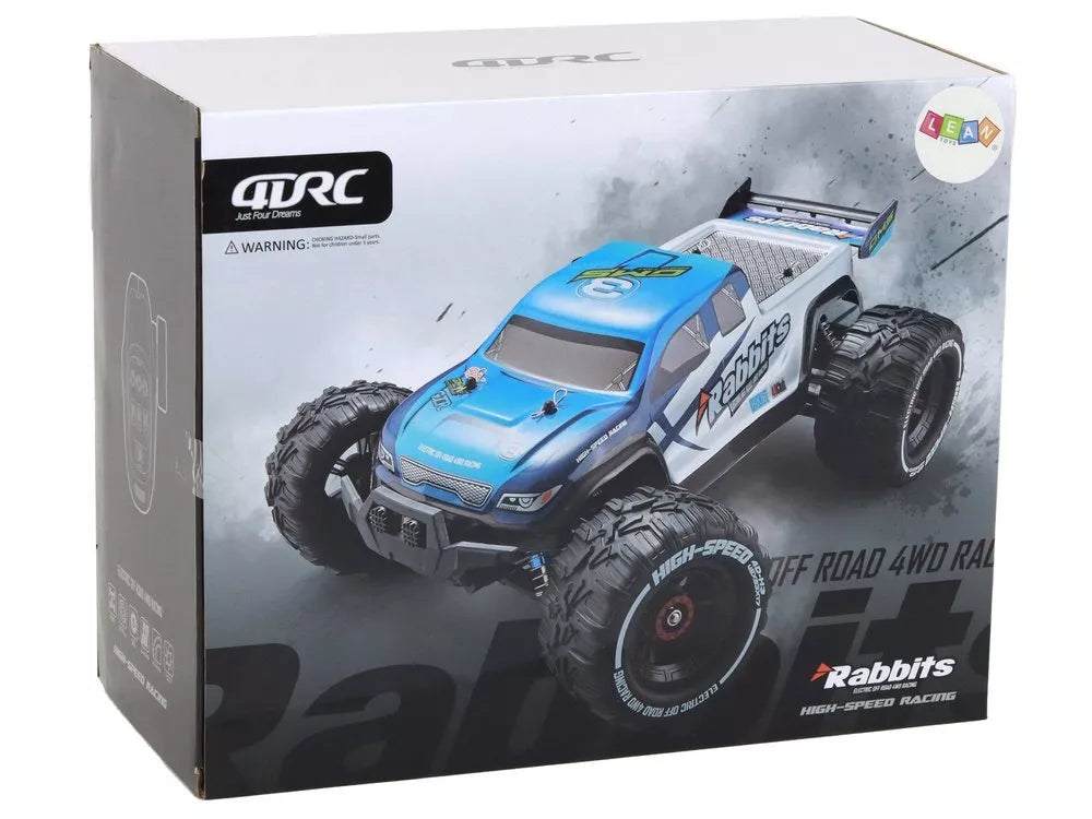 Nuotoliniu būdu valdomas visureigis Rabbits RC 4×4 2.4G Mėlynas