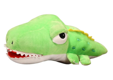 Pliušinis krokodilas lėlė pirštinė 30 cm