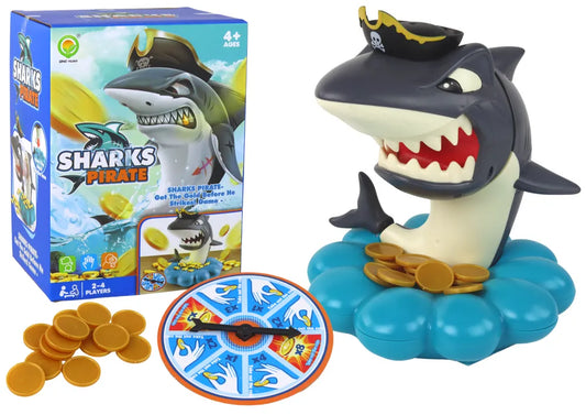Ryklys piratas monetų sprogimo žaidimas