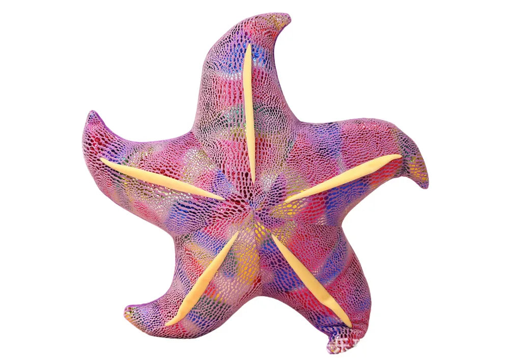 Pliušinė jūrų žvaigždė violetinė 45 cm