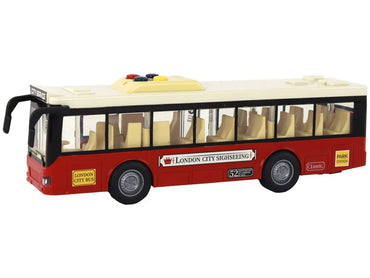 Autobusas raudonas miesto šviesos garsai