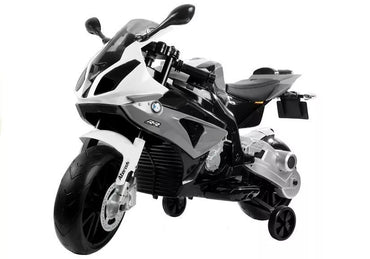 BMW S1000RR Silver – elektrinis vaikiškas motociklas