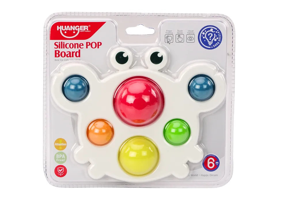 Krabas silikoninė sensorinė lenta POPIT