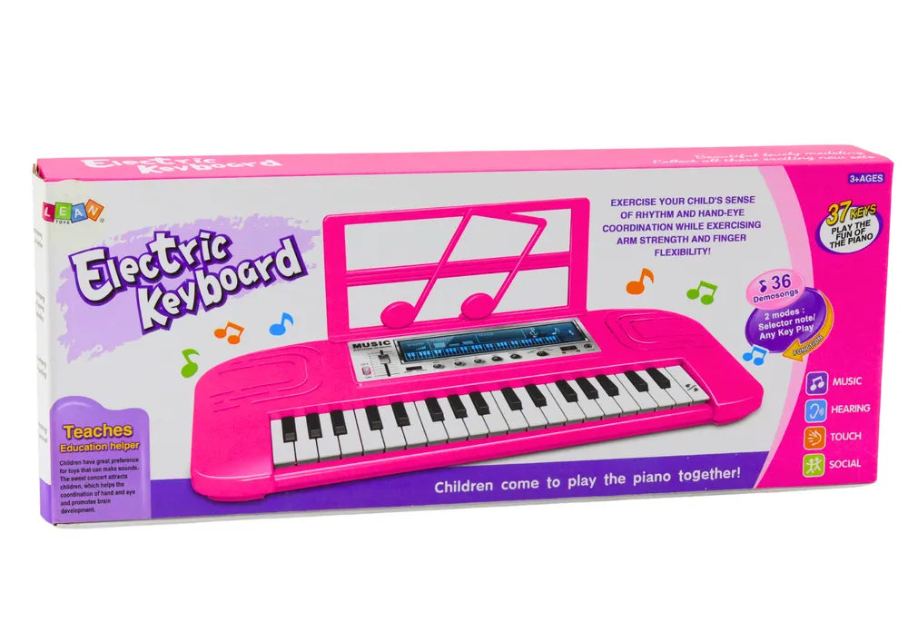 Elektrinis pianinas vaikams rožinis