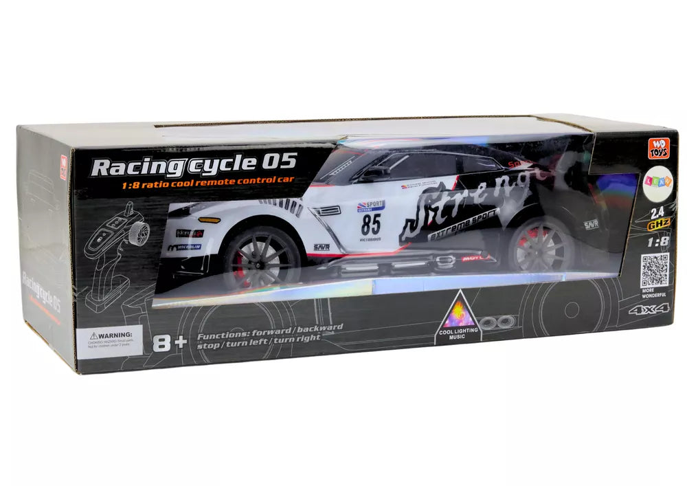 Didelis 1:8 nuotolinio valdymo sportinis automobilis