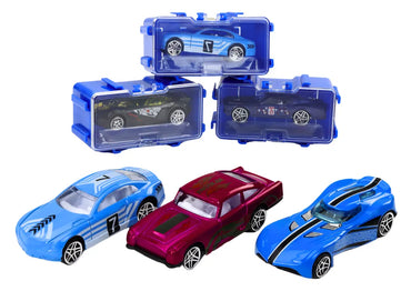 Metaliniai automobiliai lagamine 16 vnt