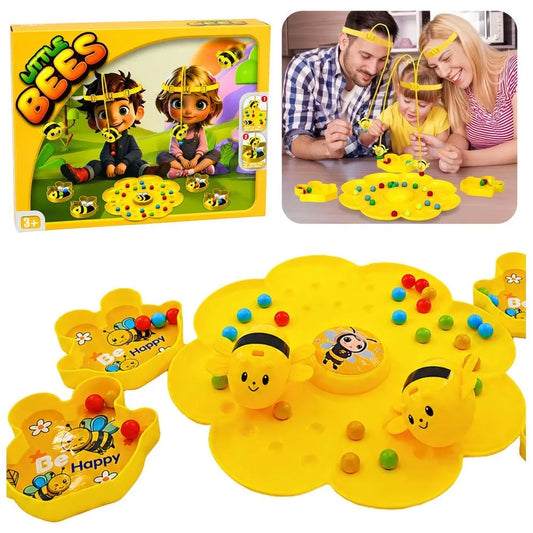 2 žaidėjų šeimos įgūdžių žaidimas su bitutėmis