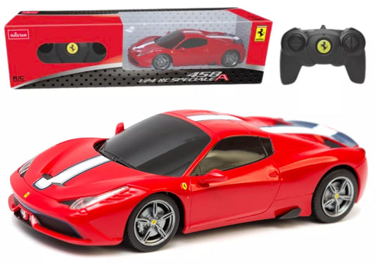 Ferrari 458 Speciale RC 1:24 raudonas sportinis automobilis