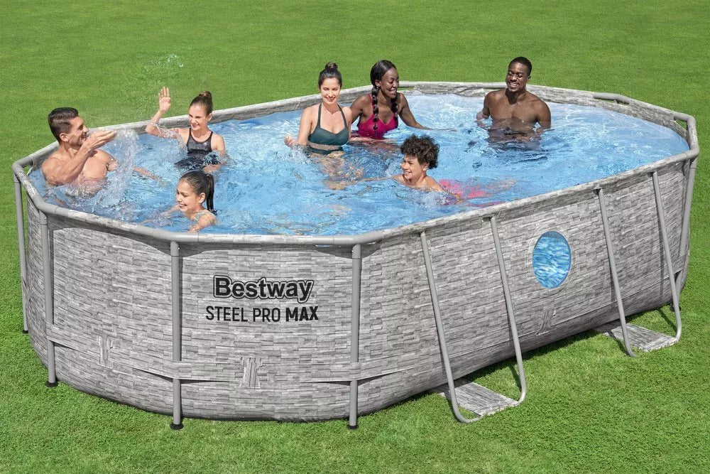 Bestway stačiakampis karkasinis baseinas 427 x 250 x 100 cm