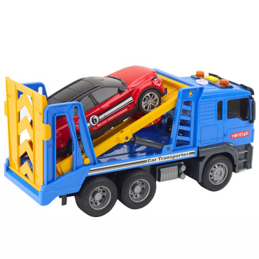 Automobilvežis su sportiniu automobiliu