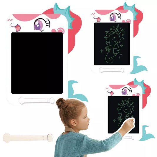 LCD piešimo planšetė Znikopis Unicorn – spalvinga kūrybos ir mokymosi priemonė