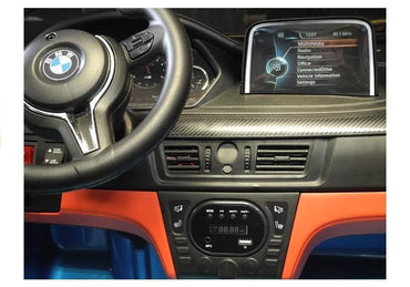 BMW X6M Raudonas – elektrinis vaikiškas automobilis