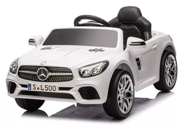 S506 baltas elektromobilis vaikams – Mercedes SL500
