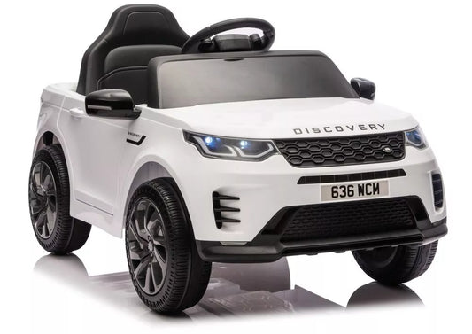 Elektrinis vaikiškas automobilis Land Rover Discovery DLS‑K06 – balta