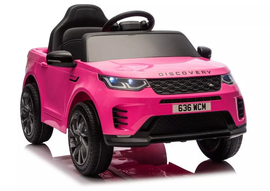Elektrinis vaikiškas automobilis Land Rover Discovery DLS‑K06 – rožinis