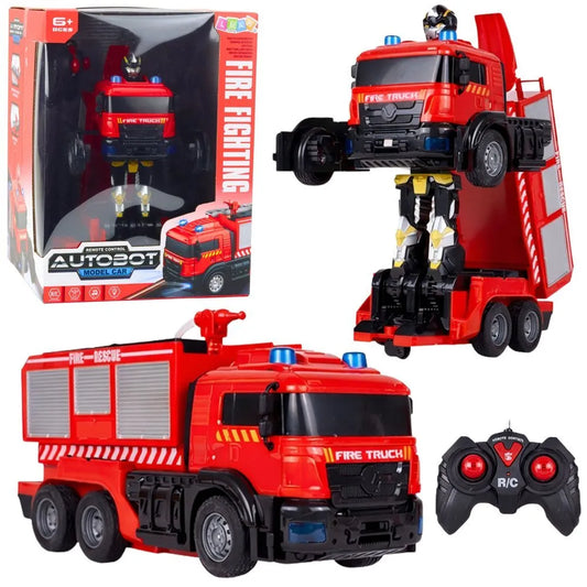 2in1 gaisrinis RC robotas su vandeniu