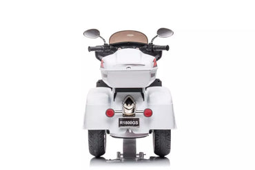 Goldwing triračio elektrinio motociklo vaikiškas modelis – baltas