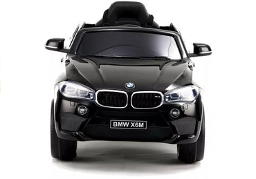 BMW X6 – elektrinis vaikiškas automobilis, juoda spalva