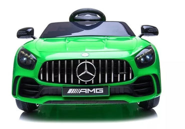 Elektrinis vaikiškas automobilis Mercedes GTR – žalias