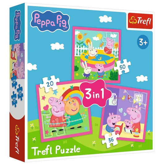 3in1 dėlionė „Peppa ir draugai“