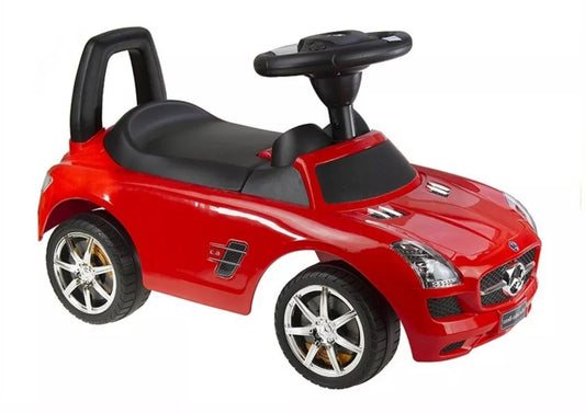 Mercedes Benz Red – Vaikiškas stumiamas paspiriamas automobilis