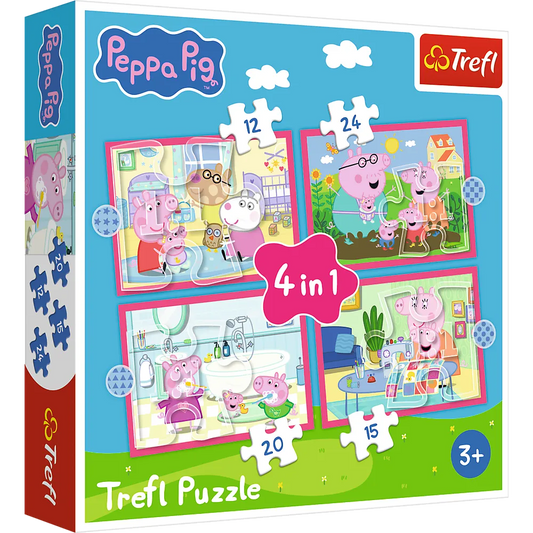 4in1 dėlionė „Peppa mėgsta nuotykius“