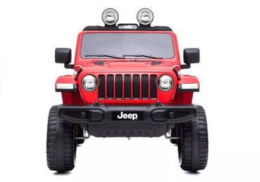 Elektrinis automobilis vaikams Jeep Wrangler Rubicon (raudonas)