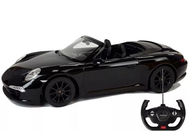 Porsche 911 Carrera S RASTAR 1:12 – juodas nuotolinio valdymo automobilis