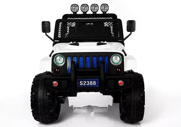 Elektrinis visureigis vaikams Jeep S2388 – baltas