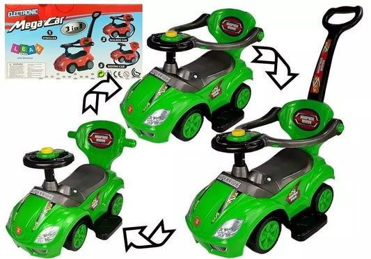 Paspiriamoji Mašinėlė Mega Car 3in1 – žalia