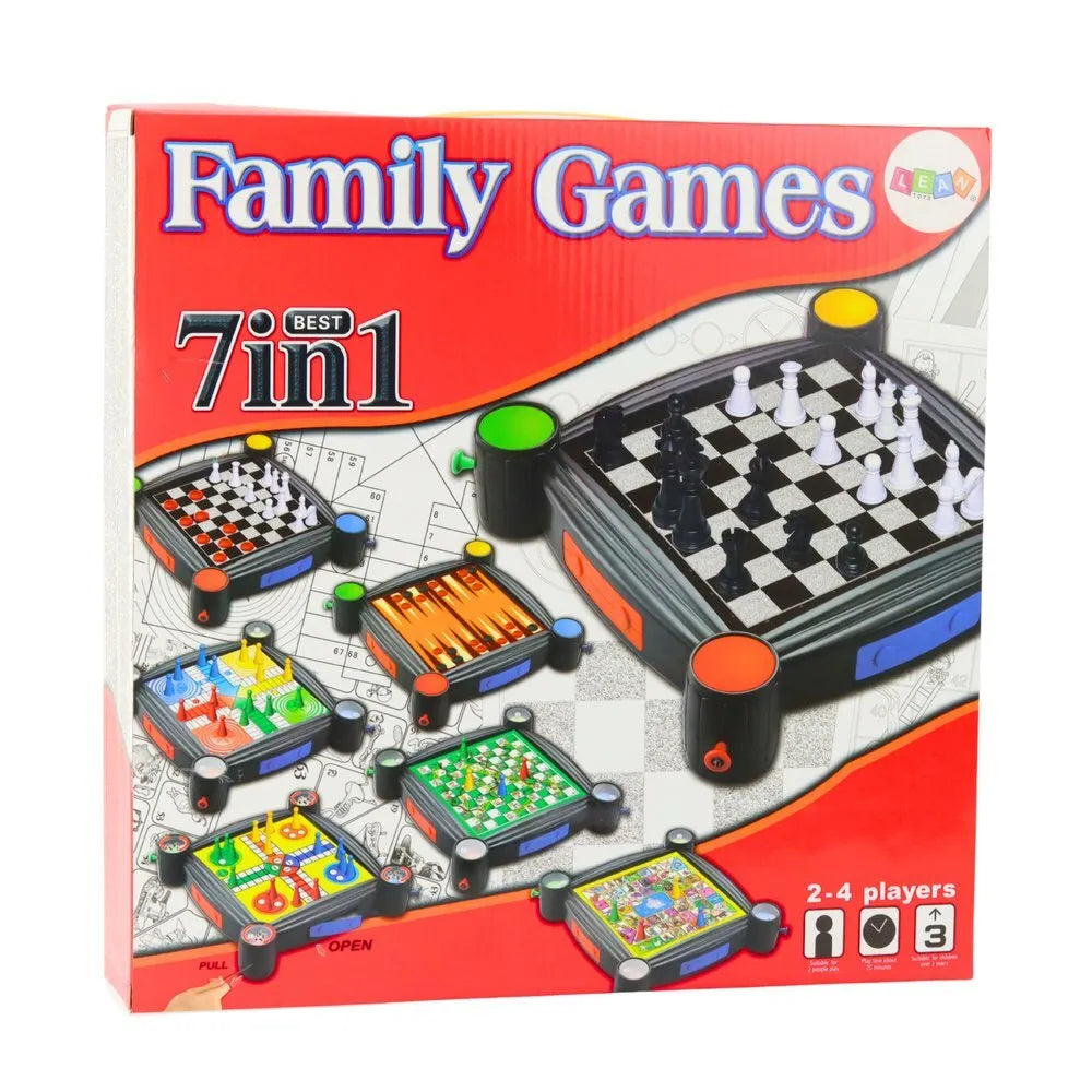 7 klasikinių stalo žaidimų rinkinys