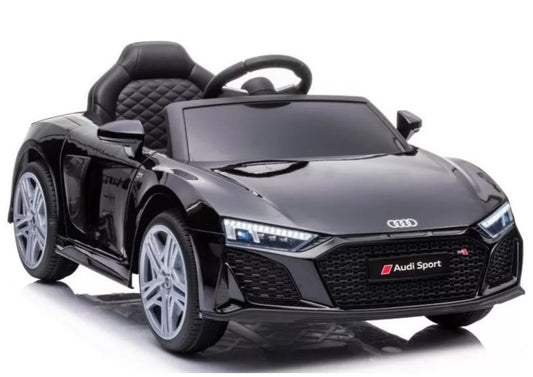 Akumuliatorinis automobilis vaikams Audi R8 – juoda