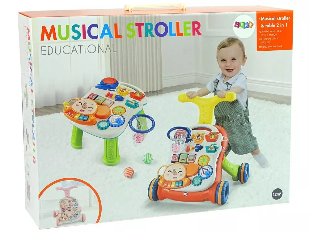 Interaktyvus 2in1 stumdukas ir edukacinis staliukas
