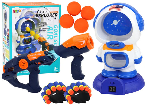 Arkadinis žaidimas „Astronaut Shooting“ – 2 šautuvai, kamuoliukai, strėlytės, taškų skaičiavimas