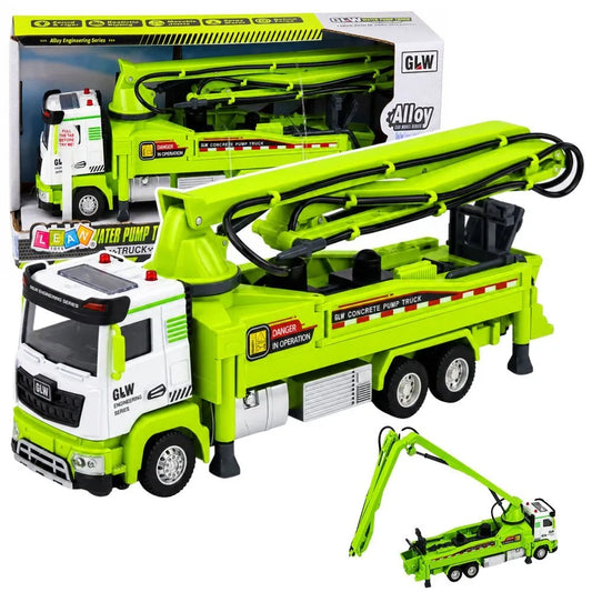 Betono siurbimo automobilis 1:40 su šviesomis, garsais, vandens funkcija ir pavara