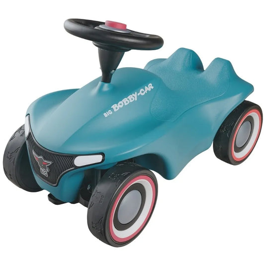 BIG Bobby Car Neo – lazūro spalvos premium važiuoklė