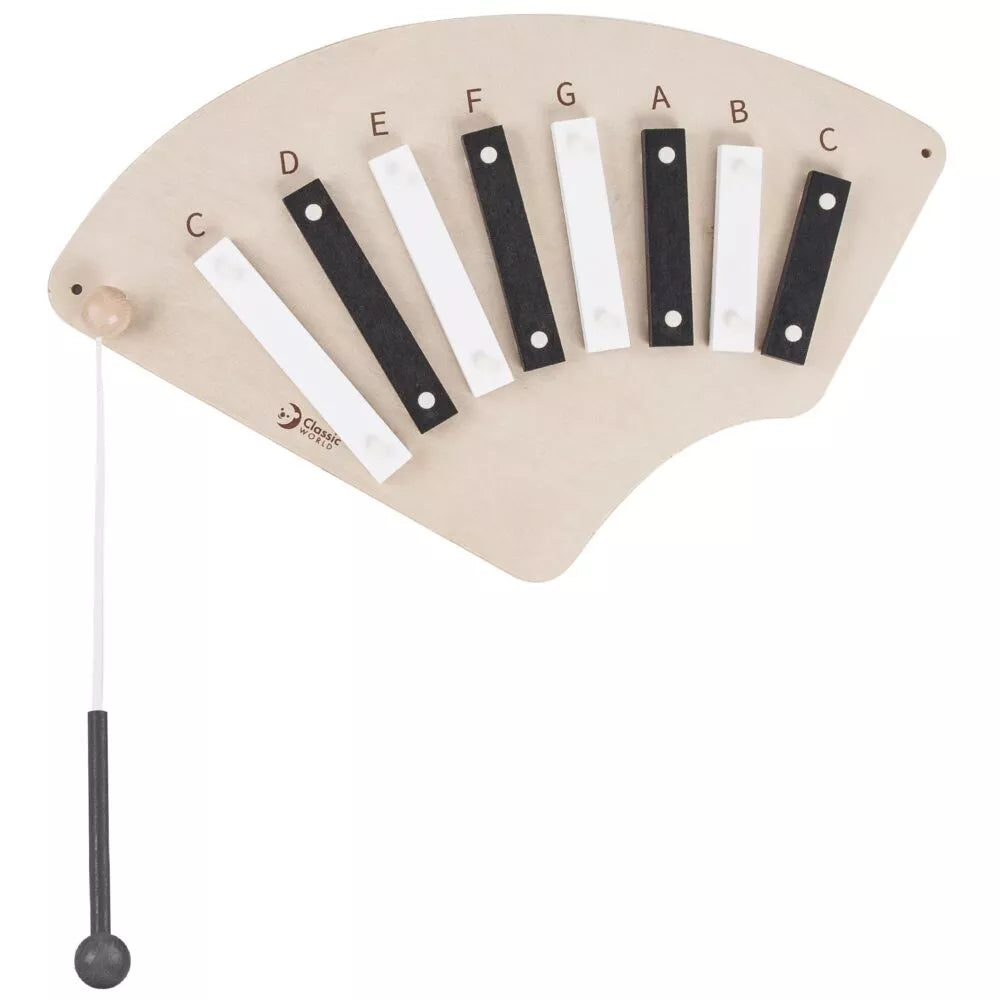 Muzikinė sieninė lenta zebras