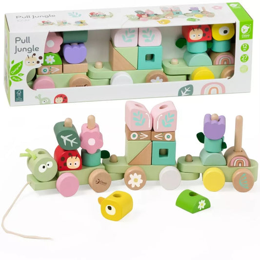 Montessori traukinio medinis galvosūkis