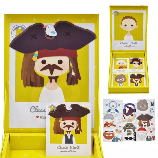 Magnetinė dėlionė – mados paveikslėliai