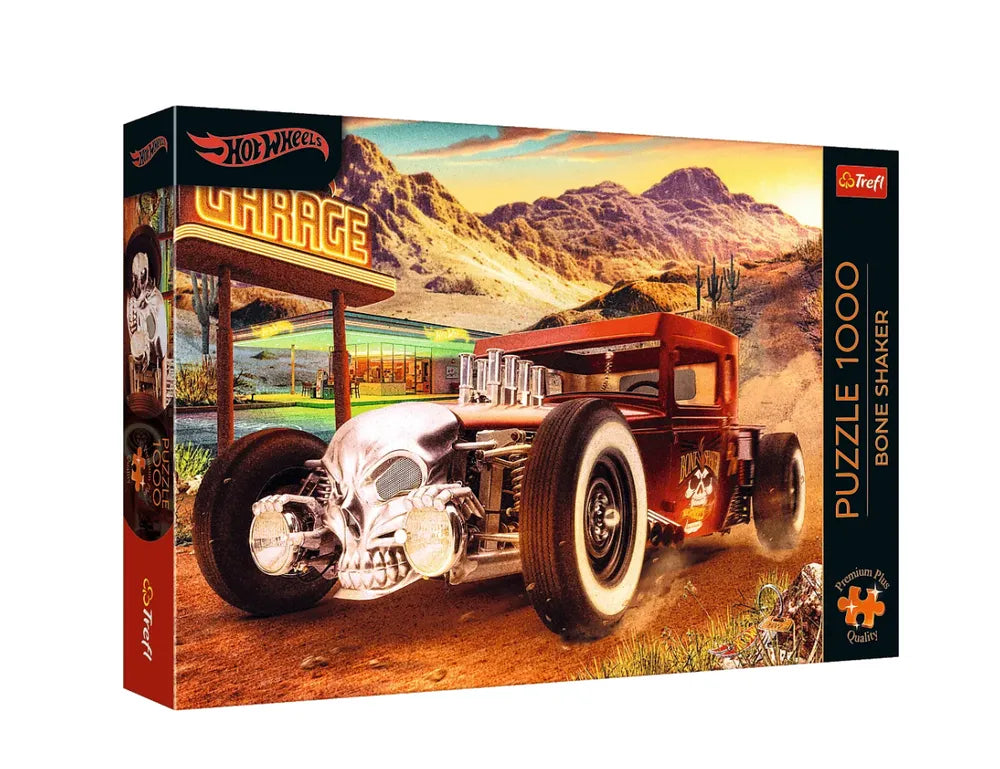 Dėlionė 1000 detalių Premium Plus – „Hot Wheels: Bone Shaker“