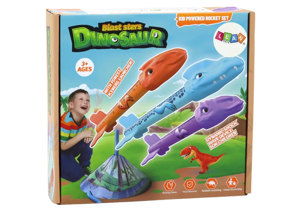 Dinozaurų raketų paleidimo žaidimas
